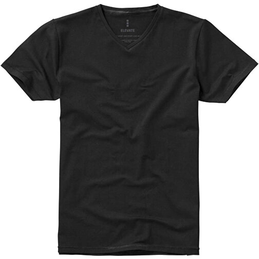 Kawartha T-Shirt Für Herren Mit V-Ausschnitt , Green Concept, schwarz, Single jersey Strick 95% Bio Baumwolle, 5% Elastan, 200 g/m2, XS, , Bild 7