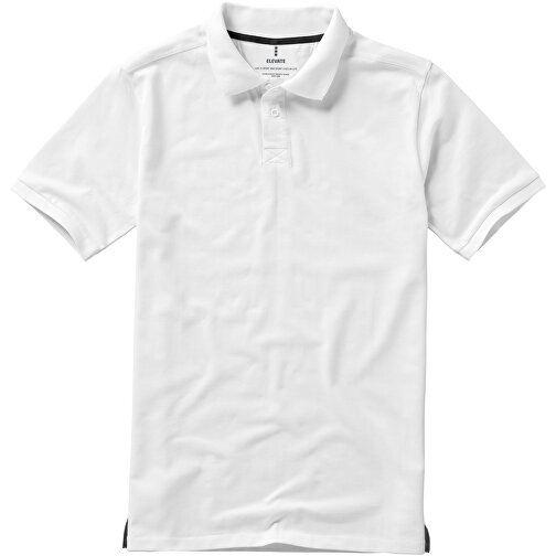 Calgary Poloshirt Für Herren , weiß, Piqué Strick 100% BCI Baumwolle, 200 g/m2, XS, , Bild 12