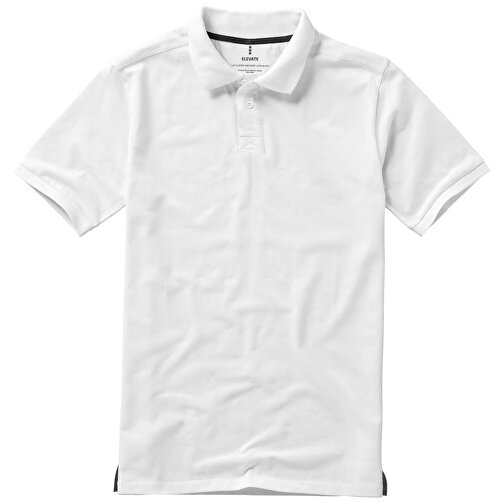Calgary Poloshirt Für Herren , weiß, Piqué Strick 100% BCI Baumwolle, 200 g/m2, XS, , Bild 22