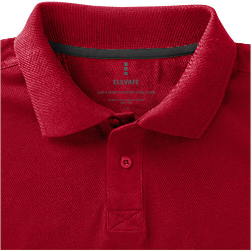 Calgary Poloshirt Für Herren , rot, Piqué Strick 100% BCI Baumwolle, 200 g/m2, XS, , Bild 3