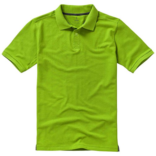 Calgary Poloshirt Für Herren , apfelgrün, Piqué Strick 100% BCI Baumwolle, 200 g/m2, XS, , Bild 9