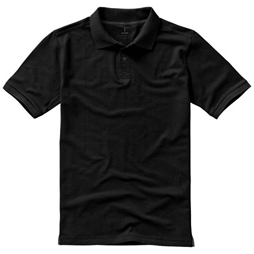 Calgary Poloshirt Für Herren , schwarz, Piqué Strick 100% BCI Baumwolle, 200 g/m2, XS, , Bild 20