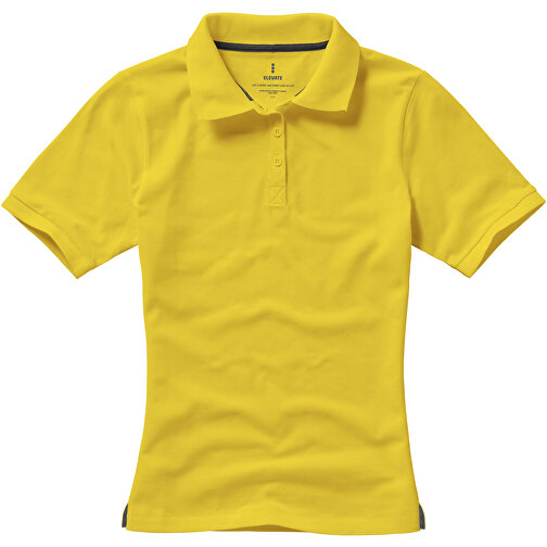 Calgary Poloshirt Für Damen , gelb, Piqué Strick  Baumwolle, 200 g/m2, S, , Bild 3