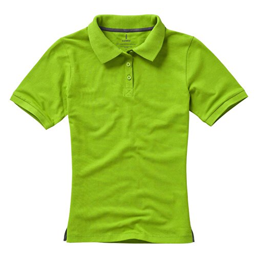 Calgary Poloshirt Für Damen , apfelgrün, Piqué Strick  Baumwolle, 200 g/m2, XS, , Bild 8