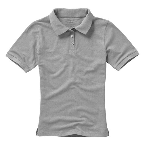 Calgary Poloshirt Für Damen , grau meliert, Piqué Strick 90% Baumwolle, 10% Viskose, 200 g/m2, XS, , Bild 25