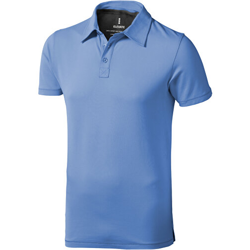 Markham Stretch Poloshirt Für Herren , hellblau, Double Pique Strick 5% Elastan, 95% BCI Baumwolle, 200 g/m2, M, , Bild 1