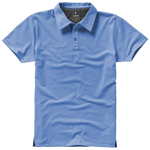 Markham Stretch Poloshirt Für Herren , hellblau, Double Pique Strick 5% Elastan, 95% BCI Baumwolle, 200 g/m2, M, , Bild 14