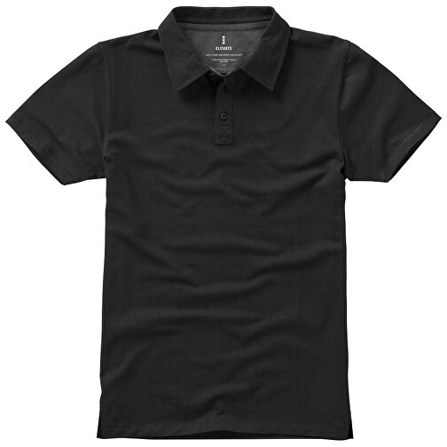 Markham Stretch Poloshirt Für Herren , schwarz, Double Pique Strick 5% Elastan, 95% BCI Baumwolle, 200 g/m2, XS, , Bild 11