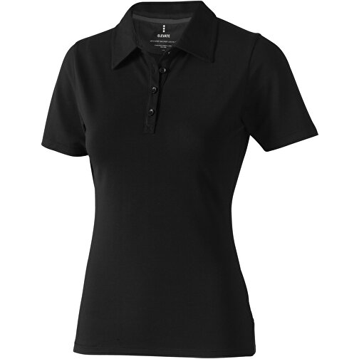 Markham Stretch Poloshirt Für Damen , schwarz, Double Pique Strick 5% Elastan, 95% BCI Baumwolle, 200 g/m2, XS, , Bild 1