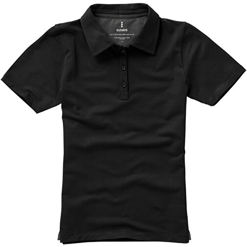 Markham Stretch Poloshirt Für Damen , schwarz, Double Pique Strick 5% Elastan, 95% BCI Baumwolle, 200 g/m2, XS, , Bild 15