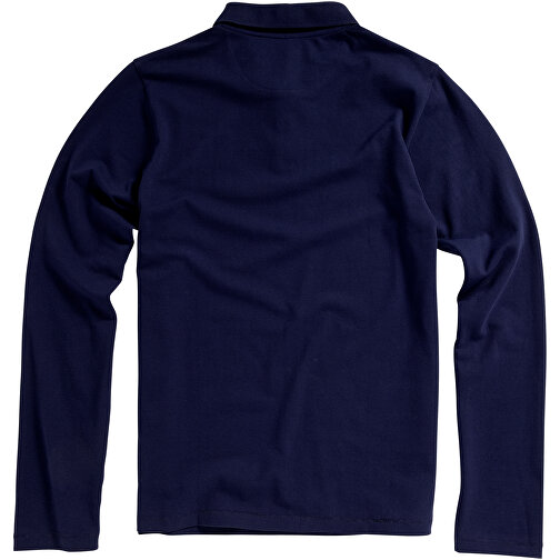 Oakville Langarm Poloshirt Für Herren , navy, Piqué Strick 100% BCI Baumwolle, 200 g/m2, S, , Bild 15