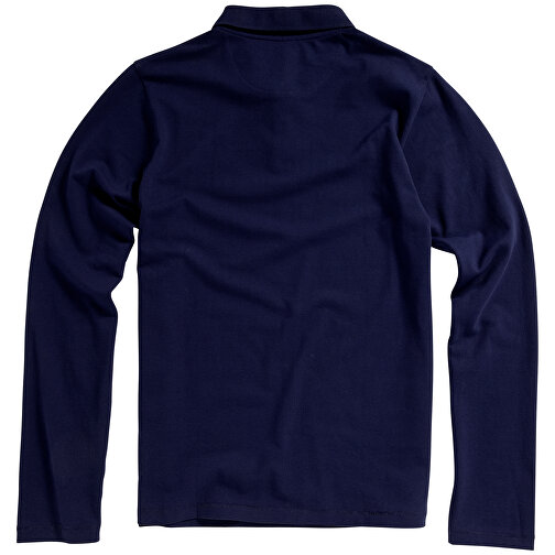 Oakville Langarm Poloshirt Für Herren , navy, Piqué Strick 100% BCI Baumwolle, 200 g/m2, M, , Bild 19
