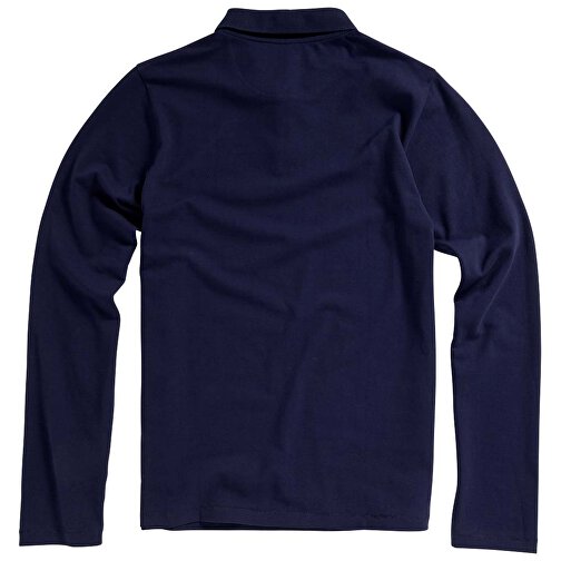 Oakville Langarm Poloshirt Für Herren , navy, Piqué Strick 100% BCI Baumwolle, 200 g/m2, M, , Bild 22