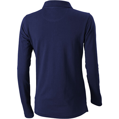 Oakville Langarm Poloshirt Für Damen , navy, Piqué Strick 100% BCI Baumwolle, 200 g/m2, XS, , Bild 6