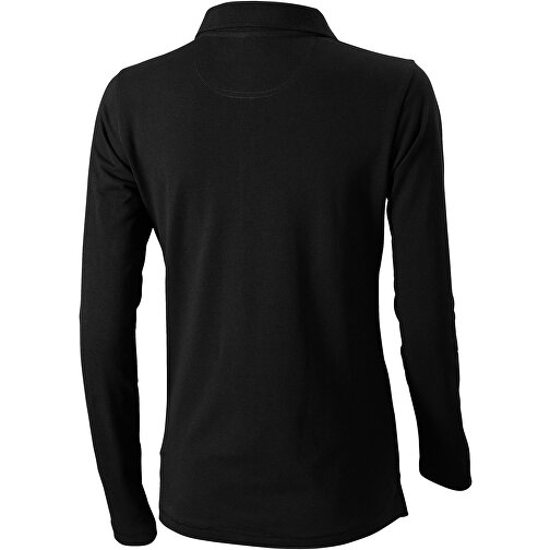 Oakville Langarm Poloshirt Für Damen , schwarz, Piqué Strick 100% BCI Baumwolle, 200 g/m2, XS, , Bild 7