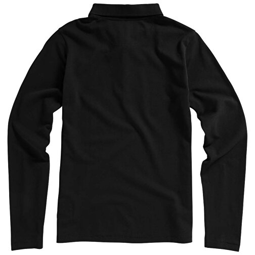 Oakville Langarm Poloshirt Für Damen , schwarz, Piqué Strick 100% BCI Baumwolle, 200 g/m2, XXL, , Bild 22