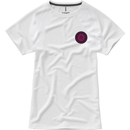 Niagara T-Shirt Cool Fit Für Damen , weiß, Mesh mit Cool Fit Finish 100% Polyester, 145 g/m2, XS, , Bild 3