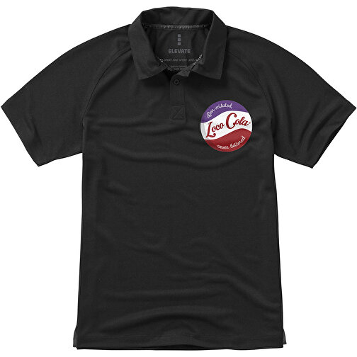 Ottawa Poloshirt Cool Fit Für Herren , schwarz, Piqué Strick mit Cool Fit Finish 100% Polyester, 220 g/m2, XS, , Bild 2