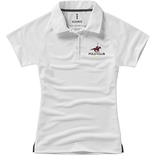 Ottawa Poloshirt Cool Fit Für Damen , weiß, Piqué Strick mit Cool Fit Finish 100% Polyester, 220 g/m2, XS, , Bild 4