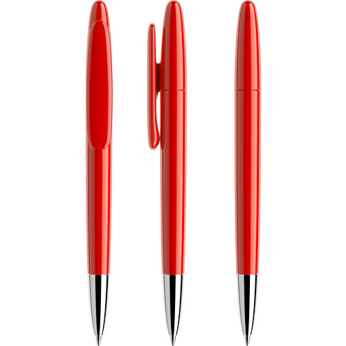 Prodir DS5 TPC Twist Kugelschreiber , Prodir, rot, Kunststoff/Metall, 14,30cm x 1,60cm (Länge x Breite), Bild 6