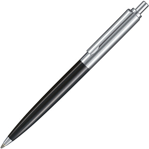 Kugelschreiber KNIGHT , Ritter-Pen, schwarz, ABS + Metall, 13,40cm (Länge), Bild 2