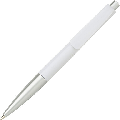 Kugelschreiber Aus Kunststoff Olivier , weiss, ABS, Plastik, , Bild 2