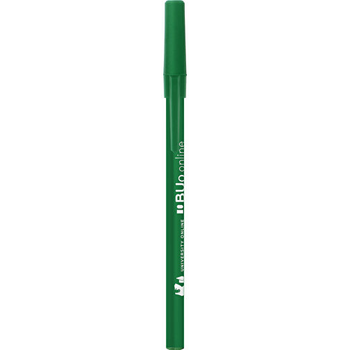BIC® Round Stic® Kugelschreiber , BiC, grün, Kunststoff, 1,20cm x 15,00cm (Länge x Breite), Bild 4
