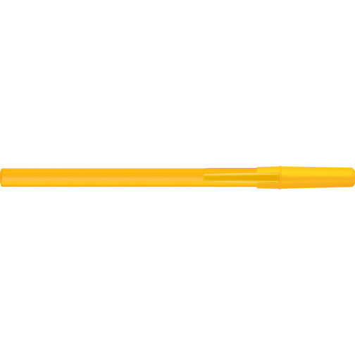 BIC® Round Stic® Kugelschreiber , BiC, gelb, Kunststoff, 1,20cm x 15,00cm (Länge x Breite), Bild 3