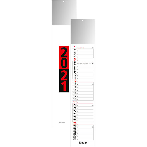 Kalender Trend Bestseller , rot, Papier, 62,00cm x 11,80cm (Länge x Breite), Bild 2