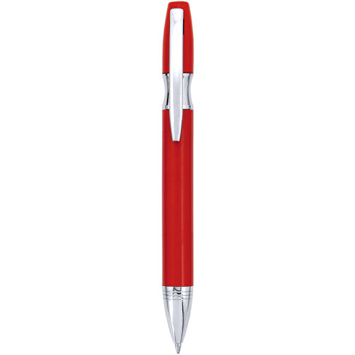 Kugelschreiber Pilman , rot, Aluminium, 13,00cm (Breite), Bild 1