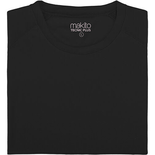 Erwachsene T-Shirt Tecnic Plus , schwarz, 100% Polyester 135 g/ m2, M, , Bild 1