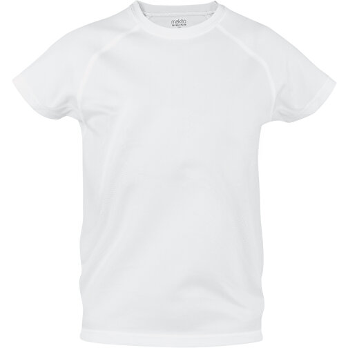 Kinder T-Shirt Tecnic Plus , weiß, 100% Polyester 135 g/ m2, 4-5, , Bild 1