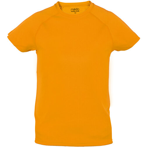 Kinder T-Shirt Tecnic Plus , orange, 100% Polyester 135 g/ m2, 6-8, , Bild 1