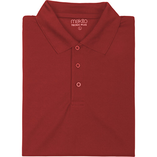 Polo-Shirt Tecnic Plus , rot, 100% Polyester 180 g/ m2, XL, , Bild 1