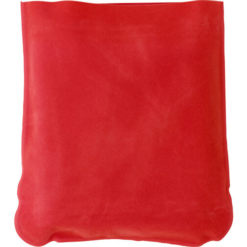 Aufblasbare Nackenstützeinklusive Hülle Aus PVC Stanley , rot, Baumwolle, PVC, 4,00cm x 7,00cm x 25,00cm (Länge x Höhe x Breite), Bild 1