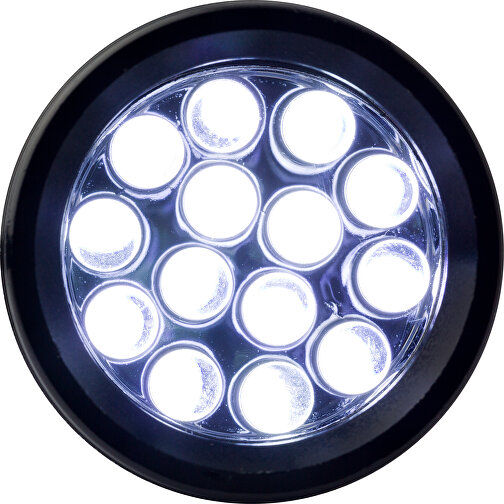 LED-Lampe Ringo , schwarz, Aluminium, Kautschuk, LED, , Bild 2
