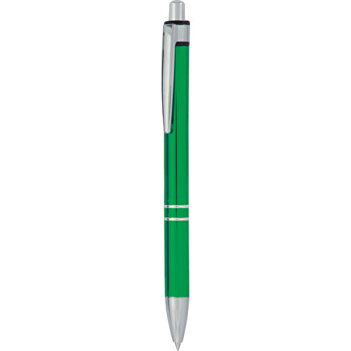 Kugelschreiber Malko , grün, Aluminium, 13,80cm (Breite), Bild 1