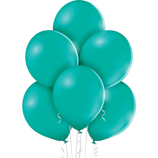 Luftballon 90-100cm Umfang , türkis, Naturlatex, 30,00cm x 32,00cm x 30,00cm (Länge x Höhe x Breite), Bild 2