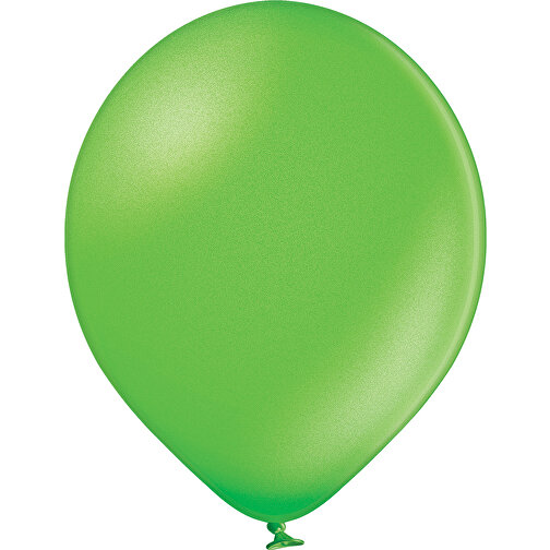 Luftballon 100-110cm Umfang , limette metallic, Naturlatex, 33,00cm x 36,00cm x 33,00cm (Länge x Höhe x Breite), Bild 1
