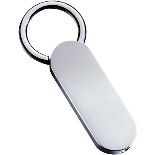 Schlüsselanhänger RE98-CLASSIC SMALL , Re98, silber, Metall, 6,20cm x 0,60cm x 2,60cm (Länge x Höhe x Breite), Bild 1
