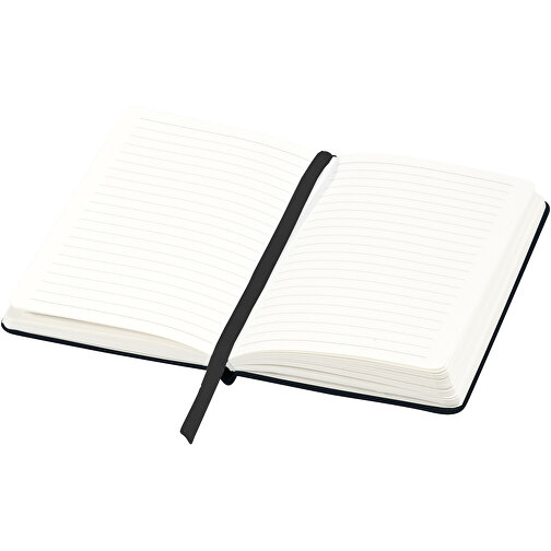 Classic A6 Hard Cover Notizbuch , schwarz, Karton, Lederimitat Papier, 14,00cm x 1,50cm x 9,50cm (Länge x Höhe x Breite), Bild 8