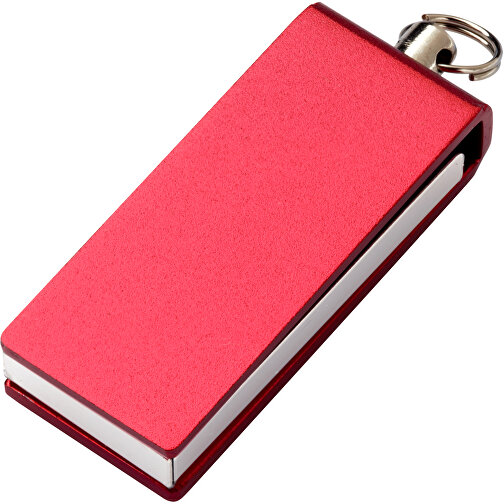 USB-Stick REVERSE 8GB , Promo Effects MB , rot MB , 8 GB , Kunststoff/Metall MB , 3 - 10 MB/s MB , 3,20cm x 0,60cm x 1,20cm (Länge x Höhe x Breite), Bild 1