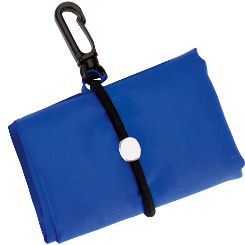 Faltbare Tasche Persey , blau, Polyester 190T, 42,50cm x 7,00cm x 38,00cm (Länge x Höhe x Breite), Bild 1