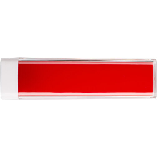 Power Bank Ramona , Promo Effects, rot, Kunststoff (ABS), 9,20cm x 2,30cm x 2,30cm (Länge x Höhe x Breite), Bild 2