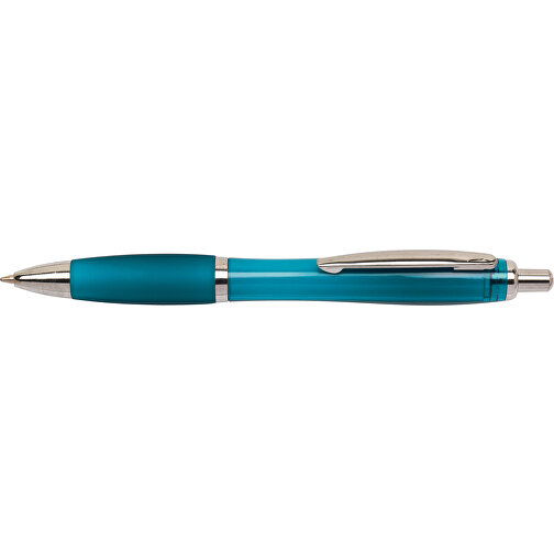 Kugelschreiber SWAY , petrol, Kunststoff / Stahl, 14,00cm (Länge), Bild 3