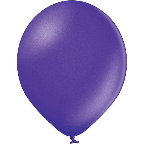 Metallicluftballon , violett, Naturkautschuk, , Bild 1