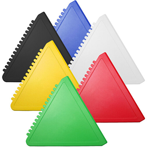 Eiskratzer 'Dreieck' , standard-gelb, Kunststoff, 12,00cm x 0,30cm x 11,60cm (Länge x Höhe x Breite), Bild 2