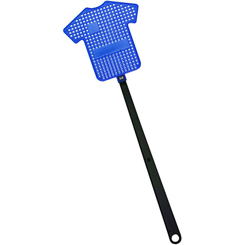 Fliegenklatsche 'Trikot' , trend-blau PP, Kunststoff, 37,20cm x 0,70cm x 11,50cm (Länge x Höhe x Breite), Bild 1
