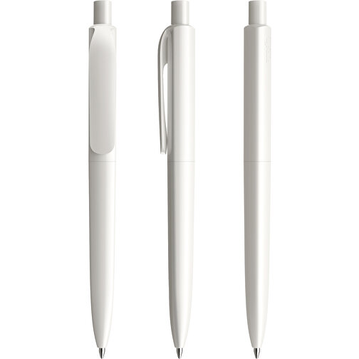 Prodir DS8 PPP Push Kugelschreiber , Prodir, weiss, Kunststoff, 14,10cm x 1,50cm (Länge x Breite), Bild 6
