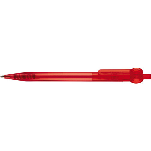 Kugelschreiber Futurepoint Transparent , transparent rot, ABS, 14,50cm (Länge), Bild 3